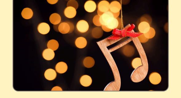 Die Einladung zum Adventskonzert als Plakat