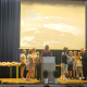 Gruppenfoto auf der Bühne