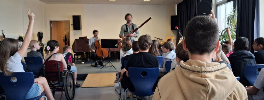 Musiker auf der Bühne